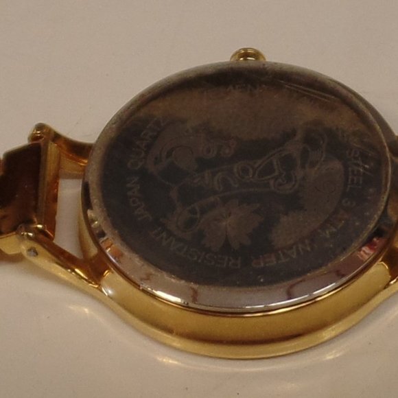 Boum Golftone Orange Face Watch 8" Pre Owned Condi - Picture 10 of 11